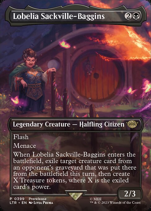 LTR: Lobelia Sackville-Baggins (Borderless) (Foil)