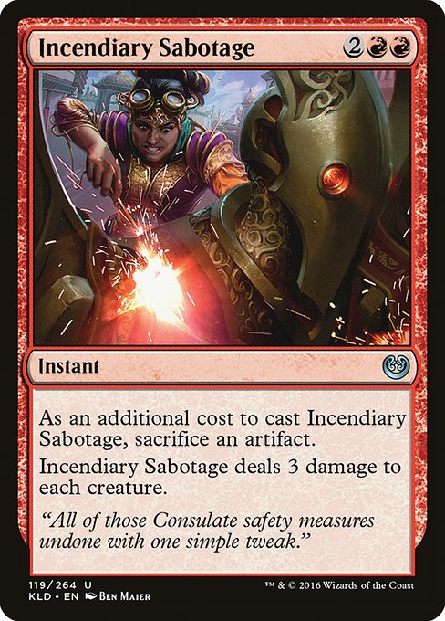 KLD: Incendiary Sabotage