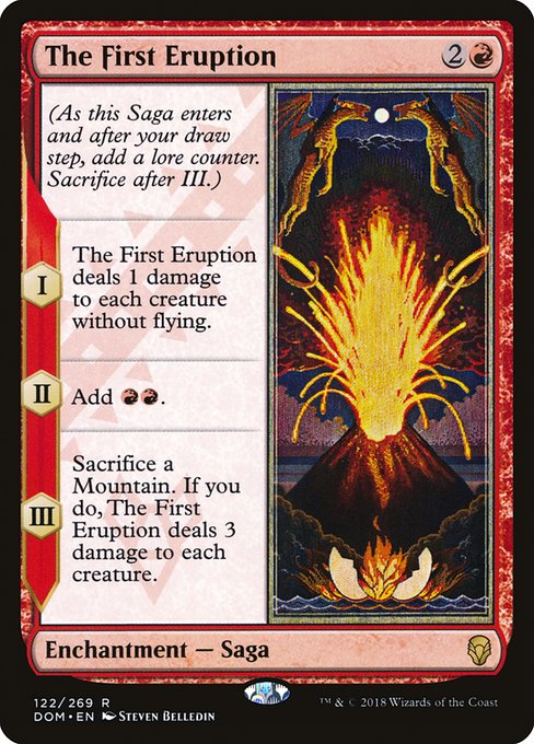 DOM: The First Eruption