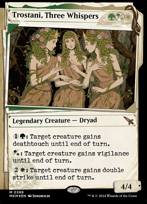 MKM: Trostani, Three Whispers (Showcase) (Invisible Ink) (Foil)