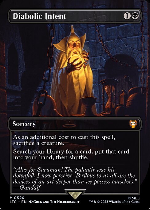 LTC: Diabolic Intent (Borderless) (Foil)