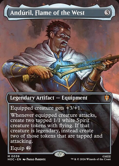 HOC: Anduril, Flame of the West (Borderless)