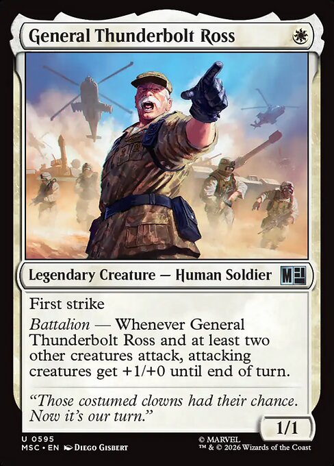 MSC: General Thunderbolt Ross