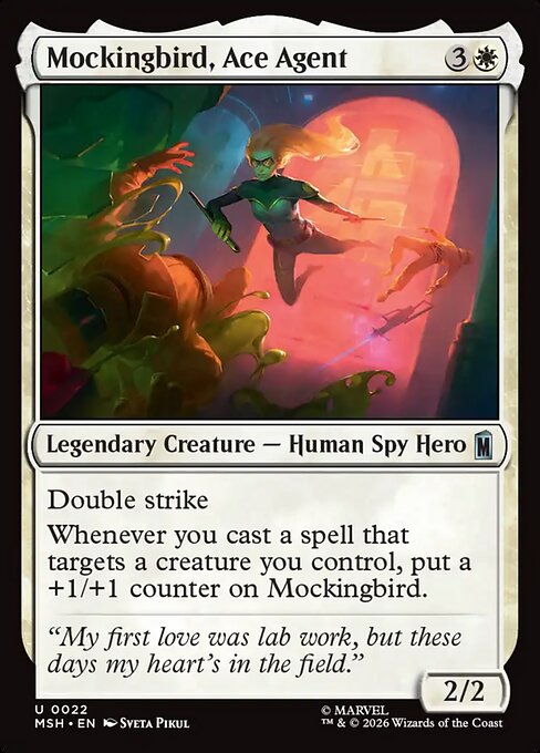 MSH: Mockingbird, Ace Agent