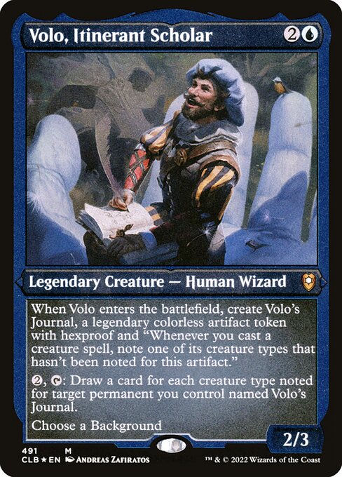 CLB: Volo, Itinerant Scholar (Foil Etched)