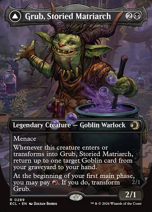ECL: Grub, Storied Matriarch (Borderless) (Foil)