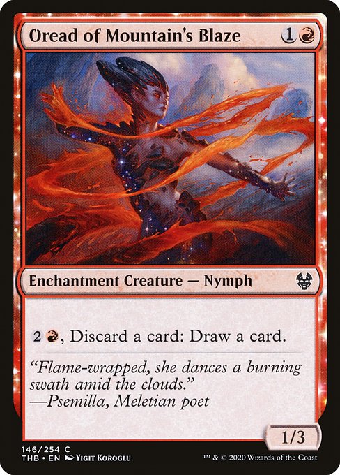 THB: Oread of Mountain's Blaze (Foil)