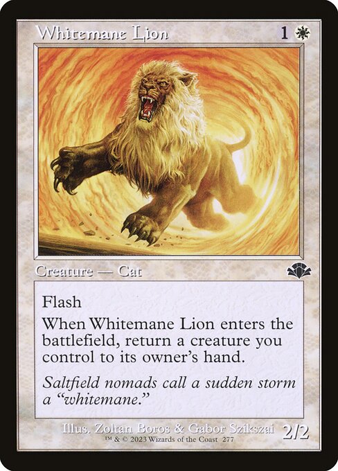 DMR: Whitemane Lion (Retro Frame) (Foil)