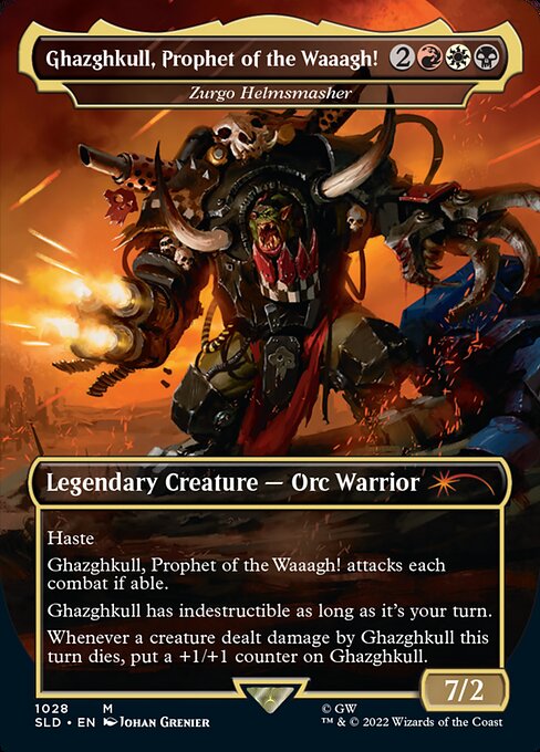 SLD: Ghazghkull, Prophet of the Waaagh! - Zurgo Helmsmasher (Borderless)