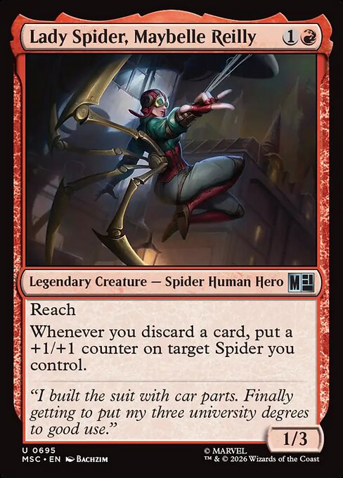 MSC: Lady Spider, Maybelle Reilly