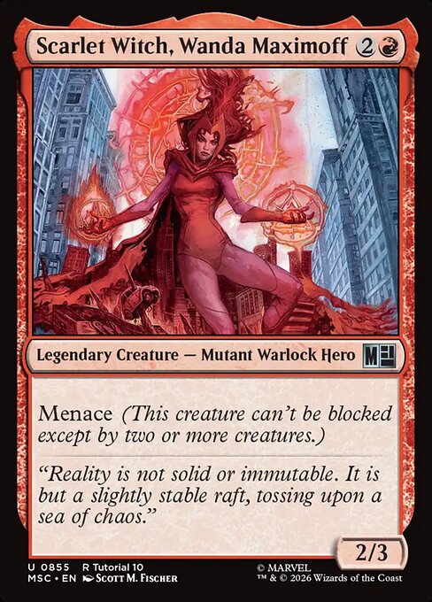 MSC: Scarlet Witch, Wanda Maximoff (0855)