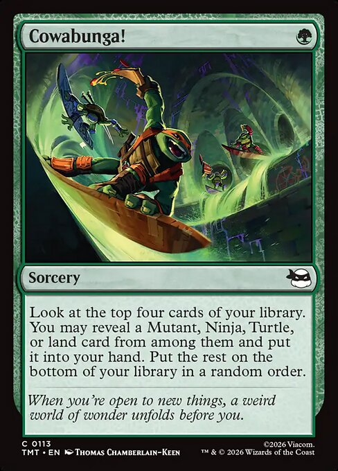 TMT: Cowabunga!