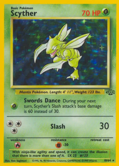 Scyther (10) 10/64 Unlimited Jungle