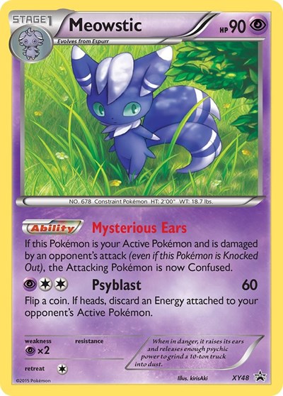 PR: Meowstic - XY48 (Holofoil)