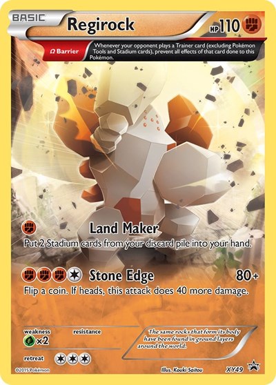 PR: Regirock - XY49 (Holofoil)