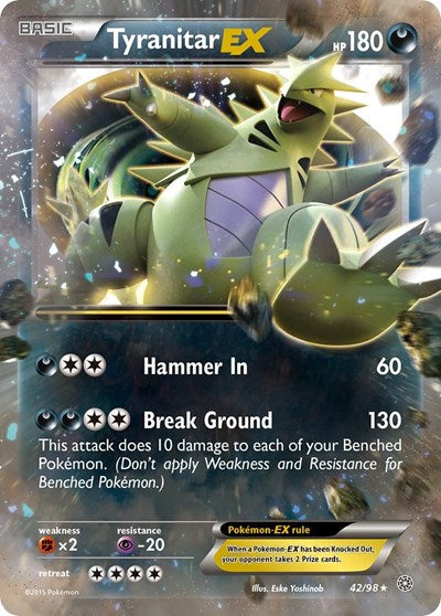 AOR: Tyranitar EX (Holofoil)