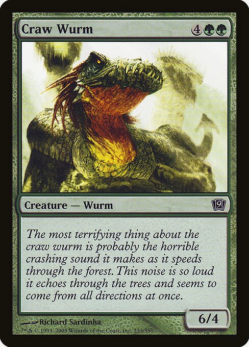 9ED: Craw Wurm (Foil)