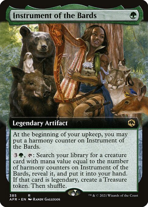 AFR: Instrument of the Bards (Extended Art) (Foil)