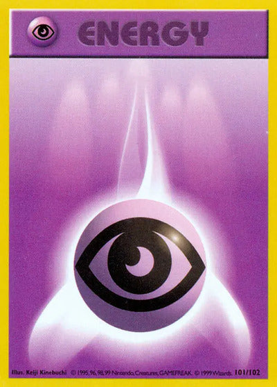 Psychic Energy 101/102 Unlimited Base Set Shadowless