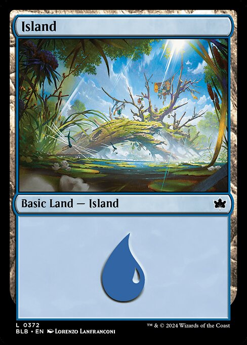 BLB: Island (0372) (Foil)