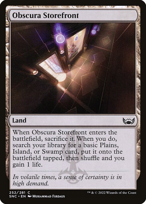 SNC: Obscura Storefront (Foil)