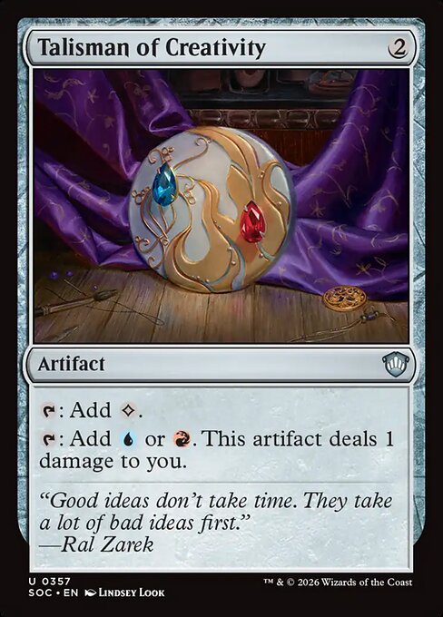 SOC: Talisman of Creativity