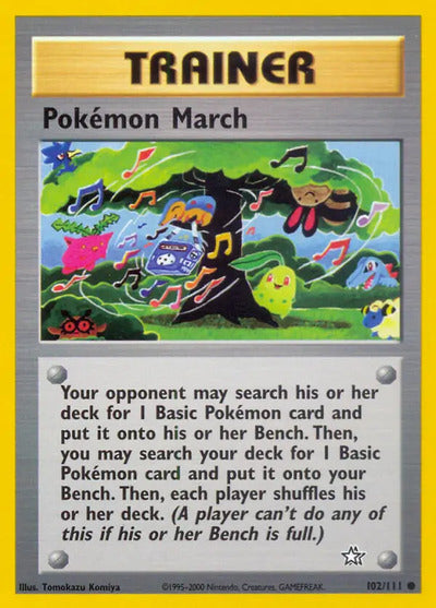 Pokemon March 102/111 Unlimited Neo Genesis