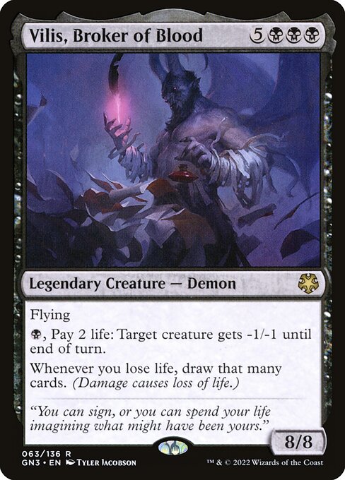 GN3: Vilis, Broker of Blood