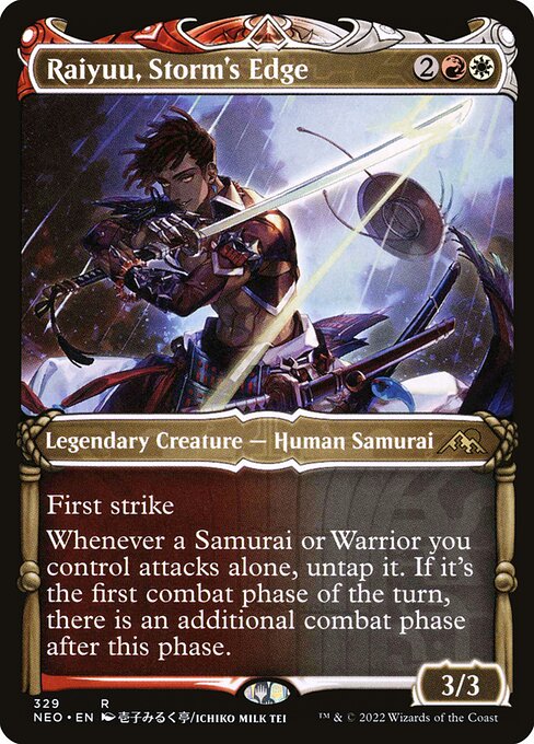 NEO: Raiyuu, Storm's Edge (Showcase) (Foil)
