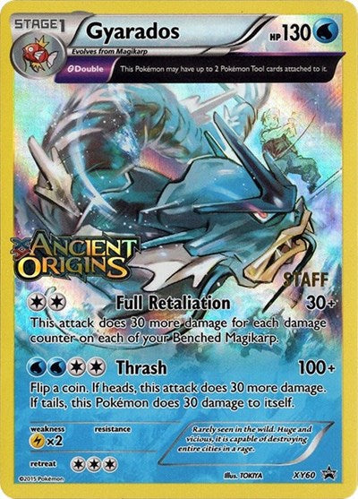PR: Gyarados - XY60 (Prerelease) [Staff] (Holofoil)