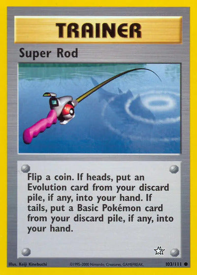 Super Rod 103/111 Unlimited Neo Genesis