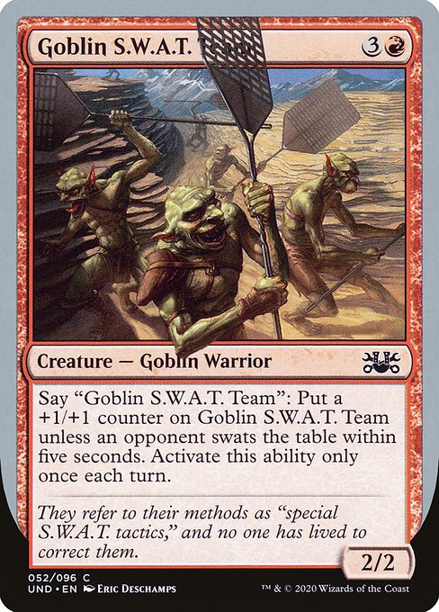 UND: Goblin S.W.A.T. Team