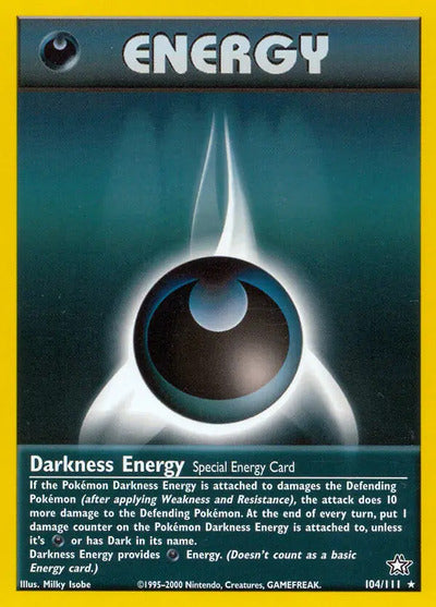 Darkness Energy 104/111 Unlimited Neo Genesis