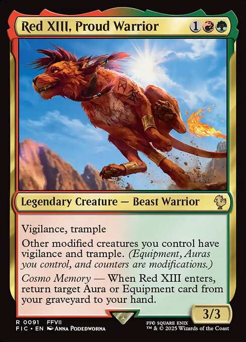 FIC: Red XIII, Proud Warrior (Foil)