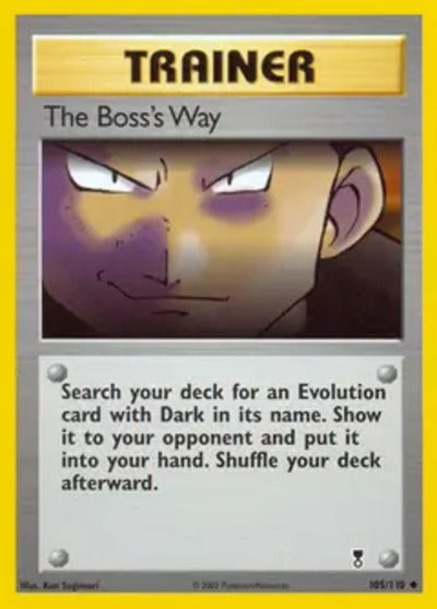 The Boss's Way 105/110 Unlimited Legendary Collection