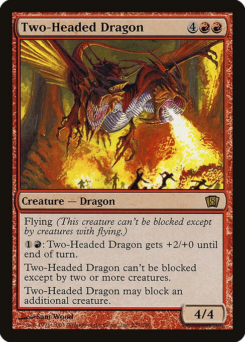 8ED: Two-Headed Dragon (Foil)