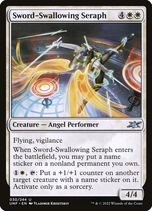 UNF: Sword-Swallowing Seraph