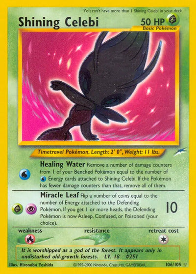 Shining Celebi 106/105 Unlimited Neo Destiny