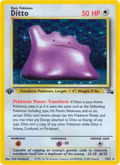 FO: Ditto (3) (1st Edition Holofoil)