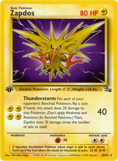 FO: Zapdos (30) (1st Edition)