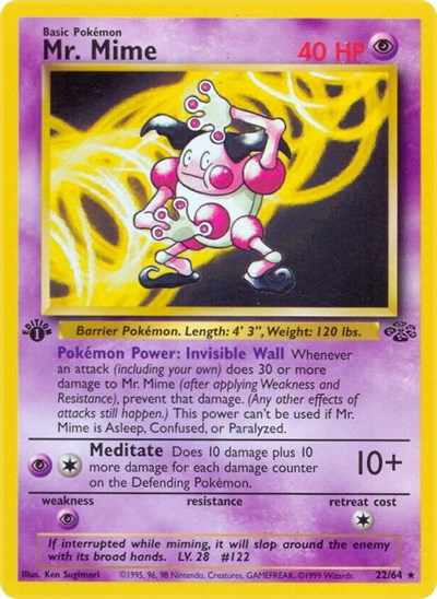JU: Mr. Mime (22) (1st Edition)