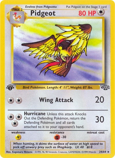 JU: Pidgeot (24) (1st Edition)