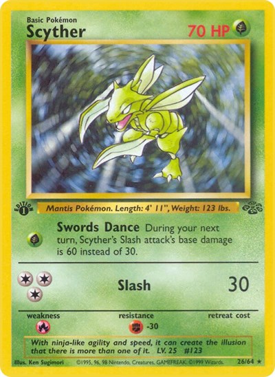 JU: Scyther (26) (1st Edition)