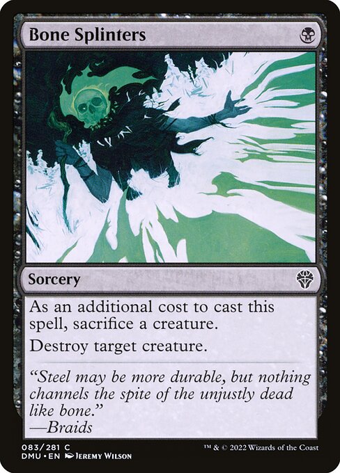 DMU: Bone Splinters (Foil)