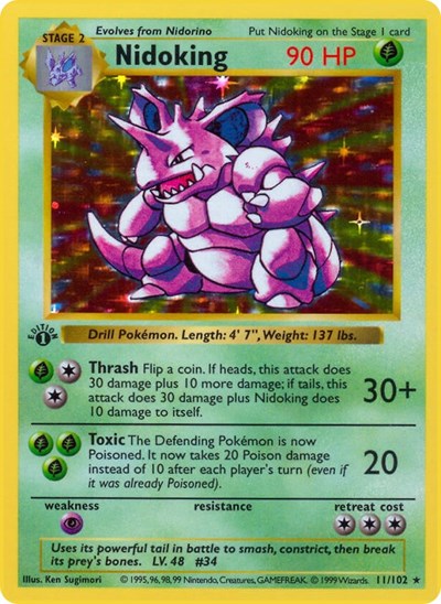 BSS: Nidoking (1st Edition Holofoil)