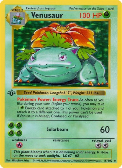 BSS: Venusaur (1st Edition Holofoil)
