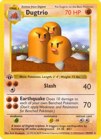 BSS: Dugtrio (1st Edition)