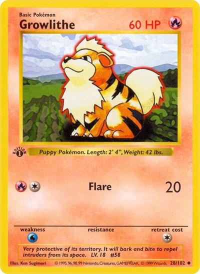 BSS: Growlithe (1st Edition)