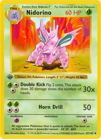 BSS: Nidorino (1st Edition)