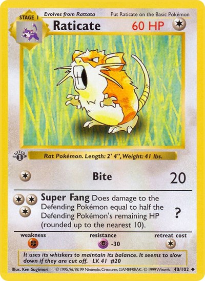 BSS: Raticate (1st Edition)